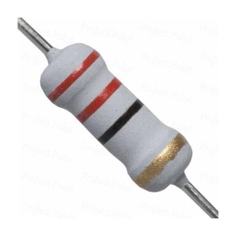 22r 2w Resistenza Ossido metallico 22 Ohm 2w 5% 22r2w