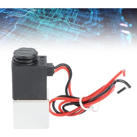 12V DC 1/4 2 Voies Normalement Fermé Pneumatique En Aluminium Électrique Électrovanne Air Valve Magnetventil 12V,Électrovanne Pneumatique,Ventil Pneumatik 5V,Électrovanne 12V,air (1/3)