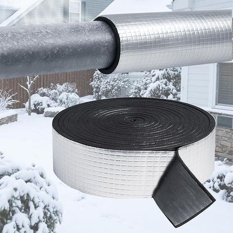 Ruban Adhésif Aluminium 10m x 50mm Ruban isolant de tuyau en mousse (1/5)