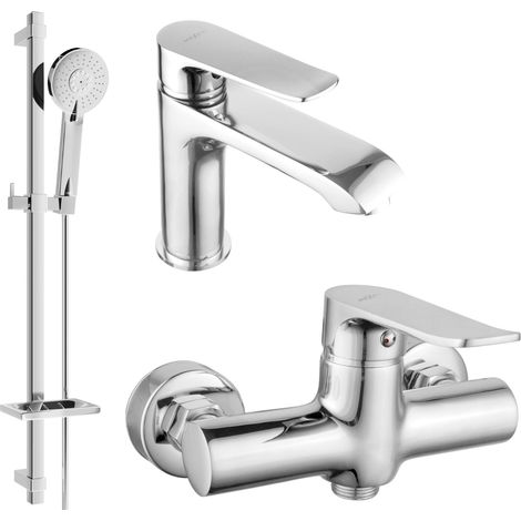 Ensemble de douche Mexen Pecos DQ40, chrom - 72704DQ40-00 (1/4)