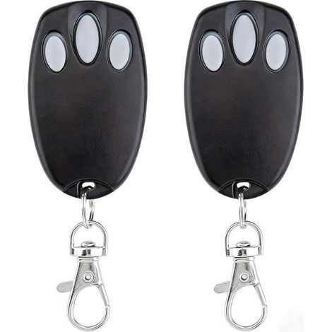 Chamberlain Lot de 2 télécommandes de rechange pour porte de garage Chamberlain 94335E, 84335E,Merlin+ C945,C840 Security,433,92MHz (1/5)