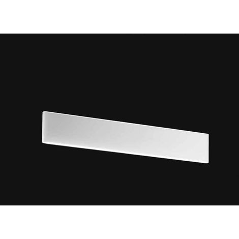 PLANK Applique LED 23W 2530LM 3000K in metallo verniciato bianco 51cm biemissione (1/2)