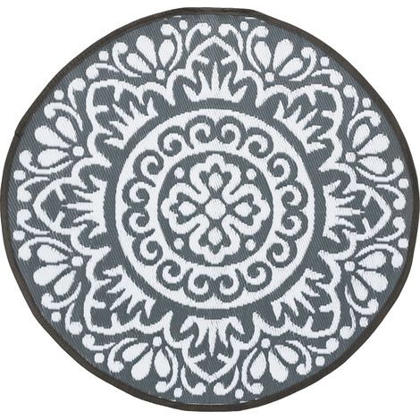 Garten Outdoor Teppich Rondo dunkelgrau rund 120 cm von Jet-Line (1/2)