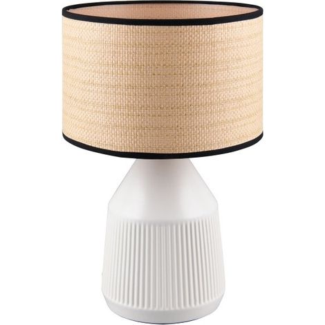 Lampe design, Lampe vintage en céramique Formentera Blanc en Céramique, BOITE A DESIGN (1/5)