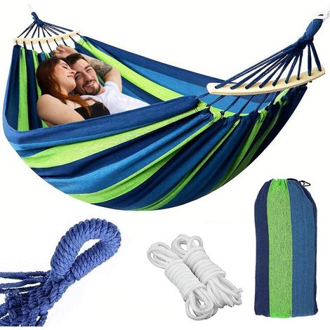 Hamac de jardin brésilien 2 personnes XXL  270x160 cm