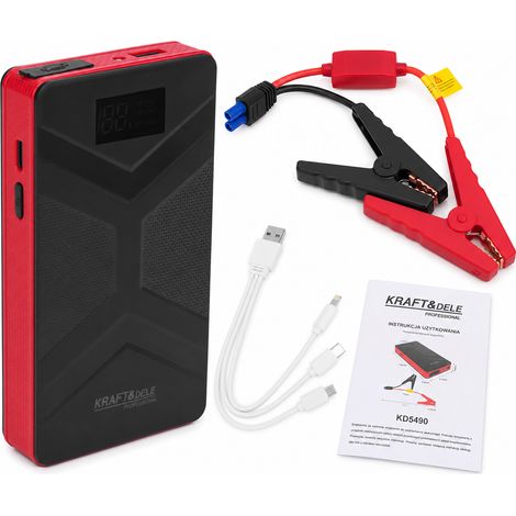 Starthilfegerät 10000mAh 800A Kraft&Dele (1/5)