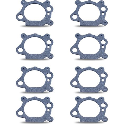 Kit de joints de filtre à air pour carburateur 8X, pour moteurs Briggs et Stratton 124700, 124800, 126700, 126800, 127700, 127800, 128700, 128800, 129700, 129800, 133700 et 135700 (1/5)