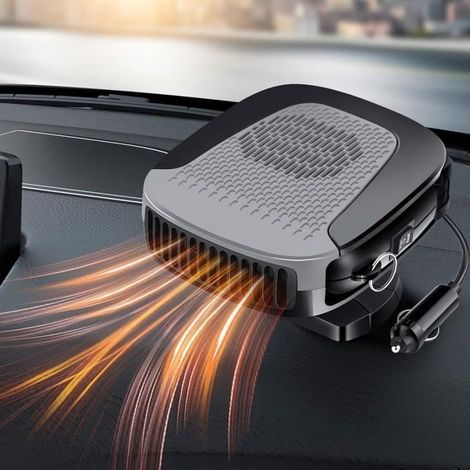 Stück 12V 150W Autoheizung, 2-in-1 tragbare Autoheizung, Autoentfeuchter und Windschutzscheibenentfroster (1/4)