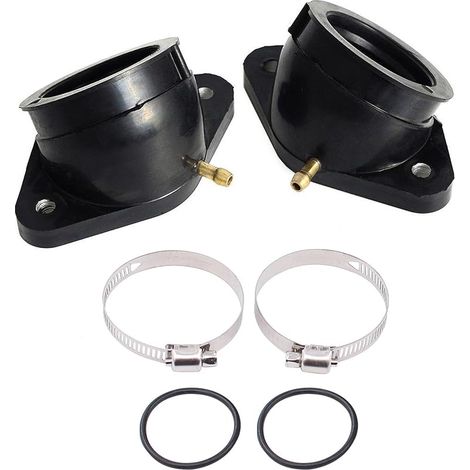 2 pièces de joints d'admission pour carburateur, ensemble de tuyaux d'admission en caoutchouc, adaptateurs de manchon de carburateur OE 2GV-13586-00, interface de collecteur d'admission pour Yamaha XV