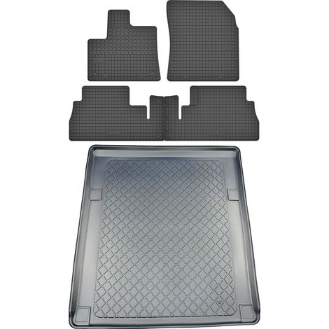 Citroen Berlingo III XL Kastenwagen ab 06.2018 SET - Gummifußmatten + Kofferraummatte