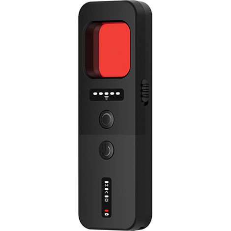 Détecteur de caméras cachées, détecteur de micros espions avec 5 niveaux de sensibilité réglable, scanner de signal sans fil portable, localisateur de caméras pour la maison, la voiture, le bureau et (1/2)