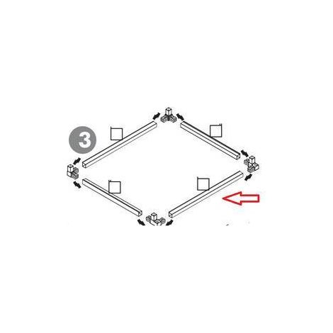 R PROFILO GRANDE BASE SUP CON GUIDA  X  KIT COPRILAVATRICE RESINA