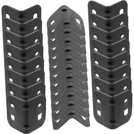 100 protège-coins de transport plastique noir pour cartons (1/5)