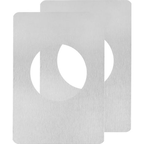 130x90mm / 5.12"x3.54" Plaque de Renforcement de Poignée de Porte (1/5)