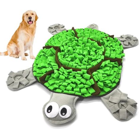 Tapis de fouille ZVD pour chiens - Tapis d'alimentation lente en forme de tortue - Convient aux chiens de petite et moyenne taille (1/5)