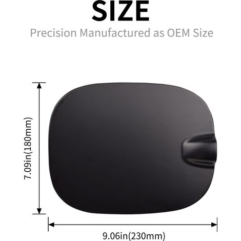 84745968 Fuel Tank Door Cover Applicable to 2019-24 Chevrolet Silverado 1500 (1/4)