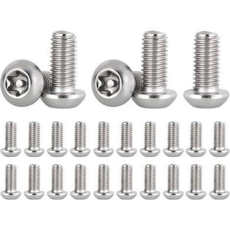 25 Vis de Sécurité Torx en Acier Inoxydable 304, M2.5x4mm à Tête Plate à Entraînement Étoile pour Électronique et Machines (1/5)