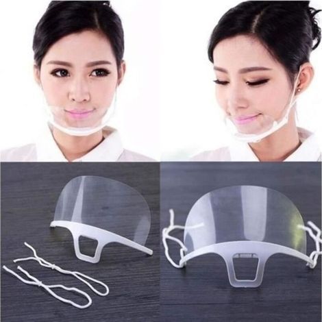 pair 10pcs Masques Transparent Anti-Brouillard de chef de Cuisine, Bouclier de beauté anti-buée Rester en bonne santé pour le restaurant (1/4)
