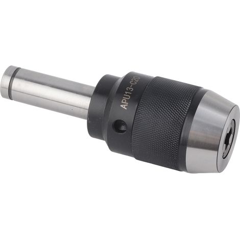 Mandrin de perçage intégré APU13-C20 en acier à haute teneur en carbone, avec une queue cylindrique de 20 mm et une plage de serrage maximale de 13 mm. (1/5)