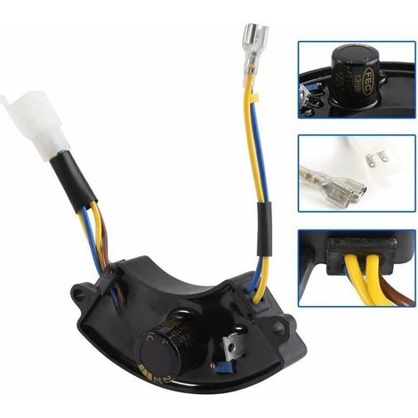 Régulateur de tension AVR 220μF 250V Automatique en Forme d'arc pour Générateur électrique à Essence A (1/4)