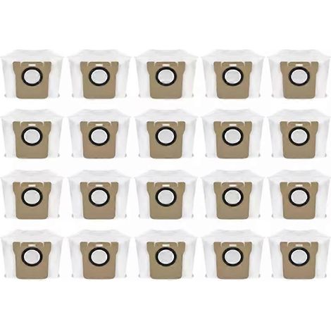 20PCS Sac à poussière pour Xiaomi X20 Max / X20 Pro / D109GL D102GL Aspirateur pièce détachée Aspirateur Sac à poussière (1/5)