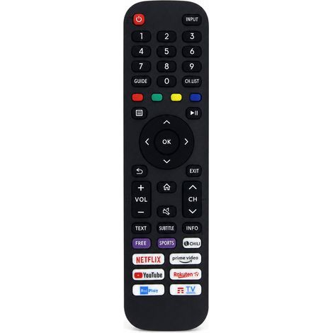 Télécommande TV Compatible avec Hisense EN2AI30H, sans configuration անհրաժեշտ (1/5)