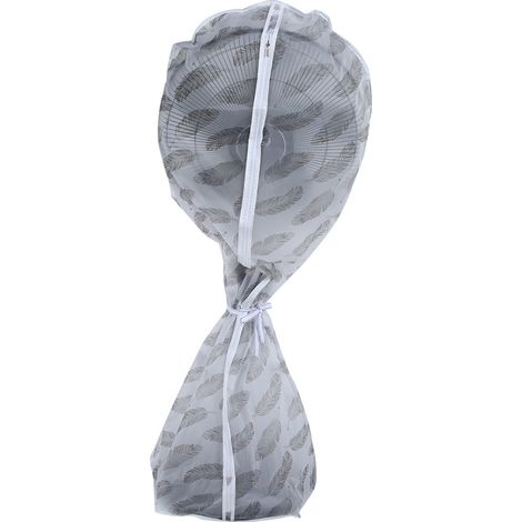 Housse De Protection Pour Ventilateur Électrique - Matériau Peva Durable - Imprimé Floral Décoratif - Couverture Complète Avec Fermeture Éclair - 1 Pièce (1/5)