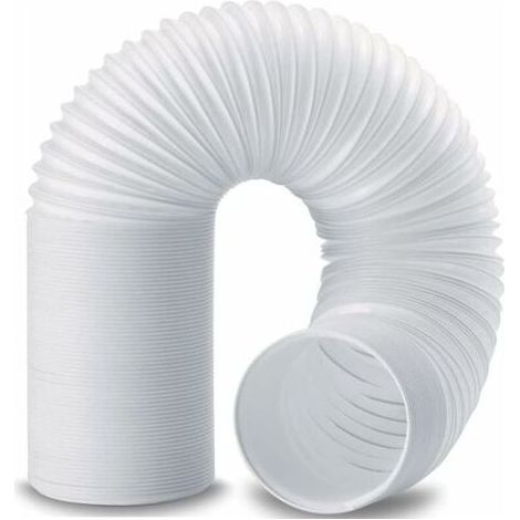 Tuyau Climatiseur Mobile, Diamtre 150mm Tuyau d\'Evacuation en PVC Flexible Tube De Ventilation Longueur de 2M Universel Tuyau Kit Pour Climatiseur Mobile Extracteur d\'Air Sche-linge (1/5)
