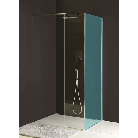 Polysan Modular Shower - Panneau de douche fixe MS2, 60 cm, à droite, pour installation sur la paroi de douche MS2, verre transparent MS2B-60R (1/5)