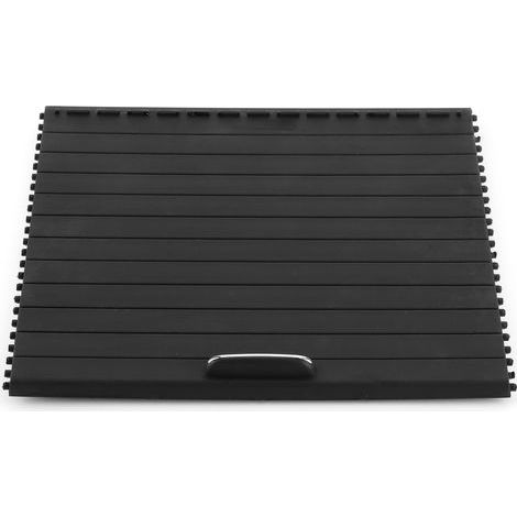 Couvercle de store enrouleur noir pour Console centrale, 1666805802 adapté pour Mercedes Benz ML GL GLS GLE W166 (1/4)