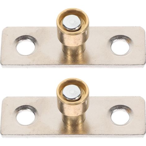 2 pcs guide de sol pour porte de grange coulissante, fer, 10mm (1/5)