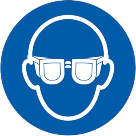 [NEUWERTIG] B-Ware LAPP Gebotsschild Schutzbrille benutzen Sicherheitszeichen Warnschild 1 Stück (1/2)