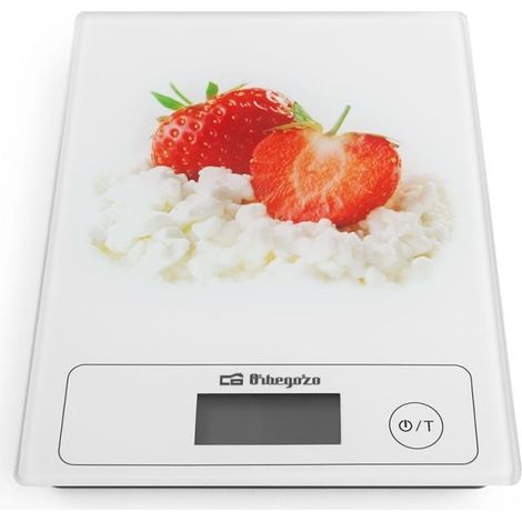 Balance de cuisine precision Orbegozo. Capacité maximale: 5kg. Écran LCD. Calculer le volume de lait et d'eau
