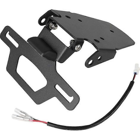 Heckkennzeichenhalterung für Motorräder mit integrierten Leuchten, Kotflügelentfernung und Rahmenbefestigung für Tiger Sport 800 660 (1/5)