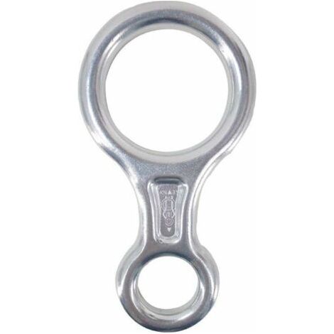 Descendedor Super 8 de 35 kN para aseguramiento y rápel.
