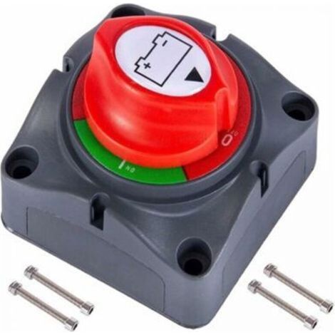 Battery Circuit Breaker 12V - 48V Battery Isolator Switch, Waterproof Battery Disconnect Switch 275A Battery Isolator Switch for Cars, Boats, Vehicles (1/5)