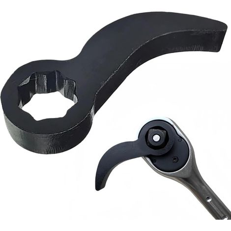 Adaptateur de clé à levier Outil de retrait de demi-arbre de type Bullhorn - Outils de réparation portables pour la construction, les véhicules automobiles, les camions, les essieux de pneus, de (1/5)