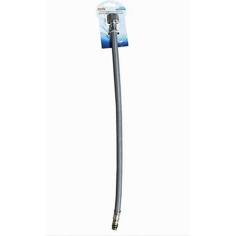 TRADE SHOP - Tubo Flessibile Flessibili Per Rubinetto Miscelatore Acqua 40cm F1/2xm10/1 87370 - (1/2)