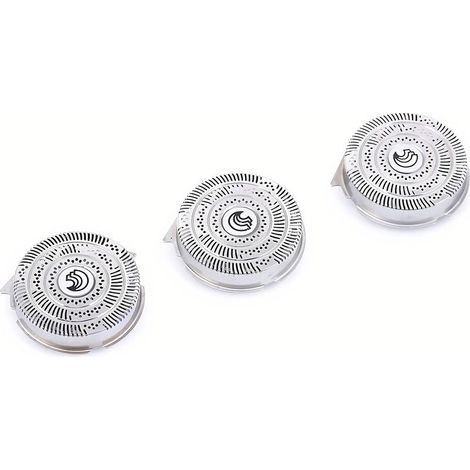 HQ9 Scherkopf – Kompatibel mit Philips Elektrorasierern HQ8241, HQ8250, HQ8260, HQ8270, HQ9020, HQ9090, HQ9140, HQ9160, HQ9190 – 3 Stück (1/5)
