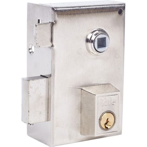 Cerradura Sobreponer 70X40Mm 56B70Ihn Hierro Niquel Picaporte/Palanca Izquierda Yale (1/2)