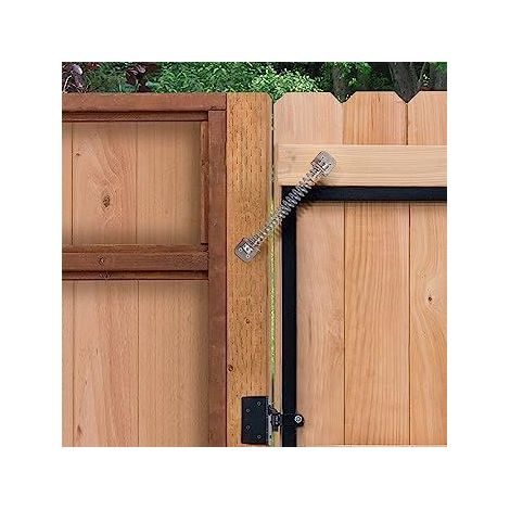 8" Galvanised Spring Catch Zinc Plated Garden Gate Lock Adjustable Tension
