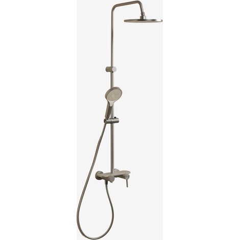 SKLUM Duschsäule aus Aluminium Patricia Hellgrau Matt                                   (1/5)
