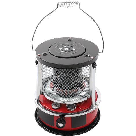 Chauffages au kérosène pour usage intérieur, poêle au kérosène, chauffages non électriques à 3 mèches, accessoires complets, légers et pratiques, adaptés à une utilisation à l'intérieur et à l'extérie (1/5)