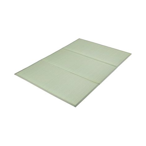 Tatami en Jonc Naturel, Matelas Japonais Pliable de Taille Lit King, Tapis de Sol Japonais avec Support Antidérapant et Parfum Frais, Matelas Futon pour Dormir, Méditation, Yoga, Relaxation (1/3)