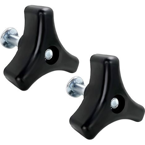 Replacement bolts for lawnmowers, universal lawnmower handles, set of 2, triangular (1/5)