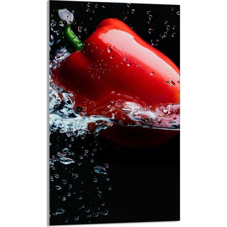 Tabla de cortar de vidrio 30x52 Pepper (1/5)