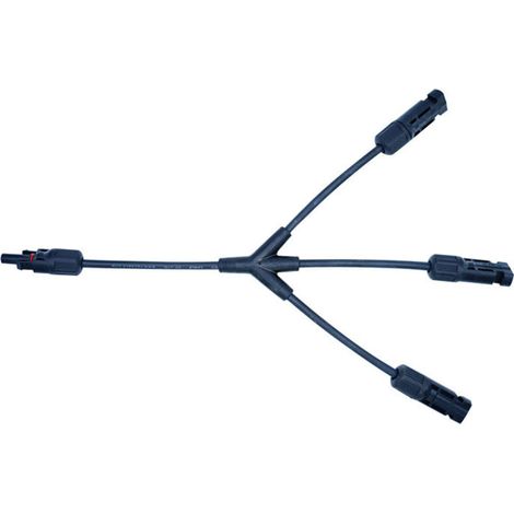 Y Type 3 Branche Professionnel Solaire Panneau Câble Connecteur, Connecteur et raccord de panneau solaire, pour Solaire Panneau Photovoltaïque Système (1/5)