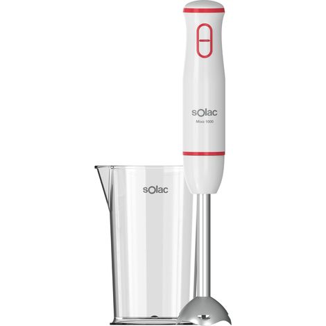 Mixeur Plongeant Mixo 1000 2 Vitesses avec Turbo Lames et Fouet en Acier Inoxydable Montage/Démontage Facile Sans BPA 1000W Verre Doseur Inclus (1/5)