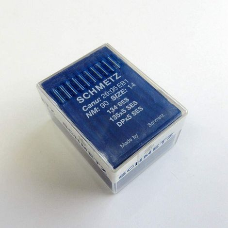 Lot de 100 aiguilles 134 SES 135X5 Dpx5 pour machine à coudre industrielle – Aiguilles 21/130 pour tissus épais – Précision et durabilité