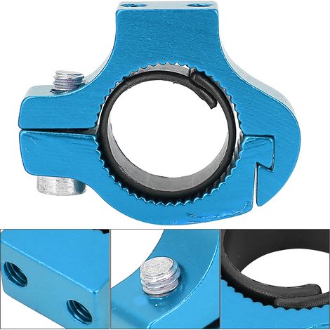 Support de bouteille d'eau pour vélo et moto, fixation guidon pour gourde de cyclisme (bleu)